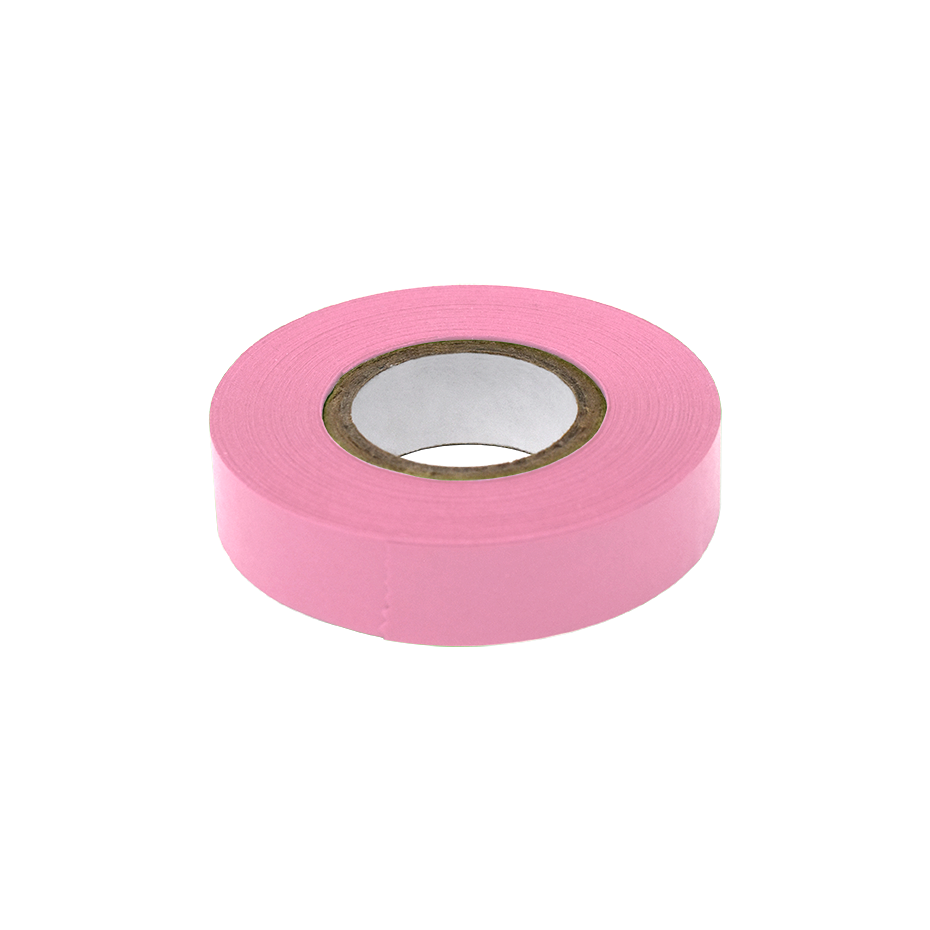 Globe Scientific Labeling Tape, 1/2" x 500" per Roll, 6 Rolls/Box, Pink Image